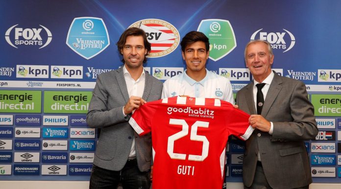 Erick Gutiérrez ya fue presentado con el PSV