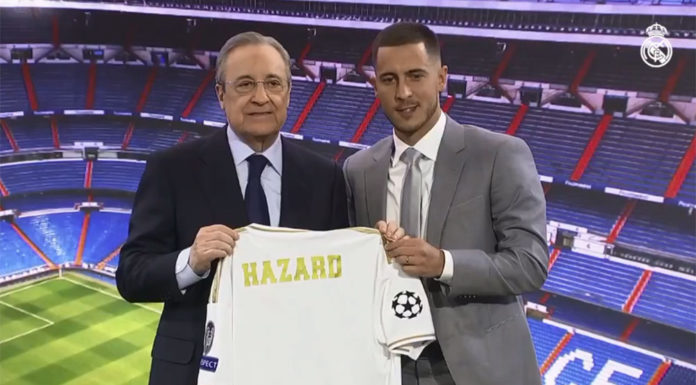 Real Madrid presenta a Eden Hazard
