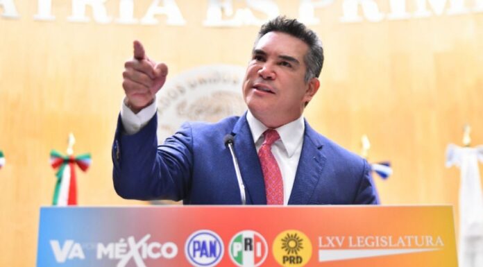 El Presidente Nacional del PRI, Alejandro Moreno, aseguró que la alianza "Va por México" no está en riesgo.