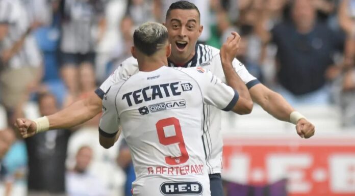 Funes Mori y Berterame festejando