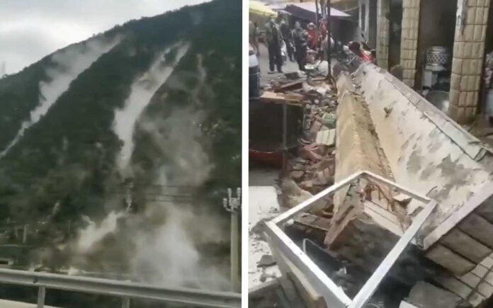 Un terremoto en China ocasionó grandes daños a diversas estructuras además de provocar movimientos de tierra que alcanzaron a impactar hasta 200 kilómetros a la redonda en la región de Sichuan.