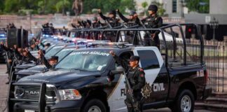 Actualmente la secretaría de Seguridad Pública de Nuevo León cuenta con más de 6 mil elementos de los cuales al menos cuatro mil quinientos pertenecen a Fuerza Civil.