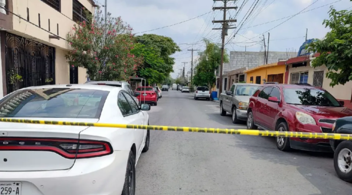 Apodaca presencia el asesinato de un hombre en la colonia Los Fresnos esta mañana.