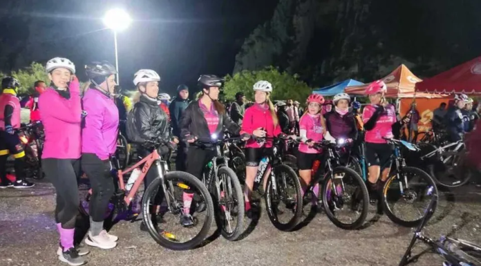 Rodada Rosa fue llevada a cabo desde muy temprano con la iniciativa de concientizar respecto al cáncer de mama.