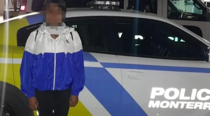 La joven fue interceptada por elementos de la policía dos días después de haber arribado a la ciudad.