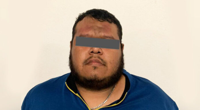 El taxista fue detenido en la colonia Niño Artillero por elementos de seguridad.