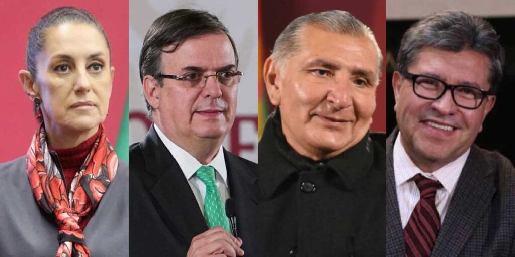 El partido de Movimiento Regeneración Nacional, MORENA, dio a conocer a sus precandidatos a la Presidencia de la República en el proceso electoral 2024.