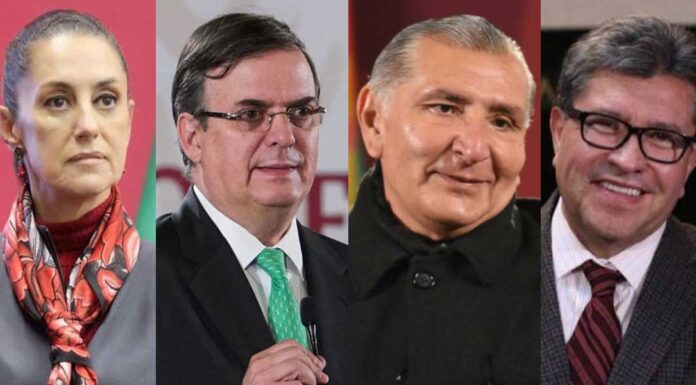 El partido de Movimiento Regeneración Nacional, MORENA, dio a conocer a sus precandidatos a la Presidencia de la República en el proceso electoral 2024.