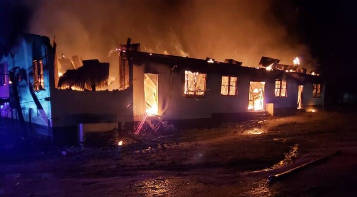 El incendio ocurrió en la capital de Guyana.