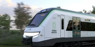 Primer convoy del tren maya comienza su camino hacía Cancún