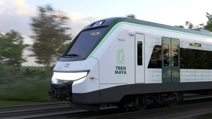 Primer convoy del tren maya comienza su camino hacía Cancún