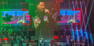 Luis Ángel “El Flaco” abrió su show con “El sinaloense”.