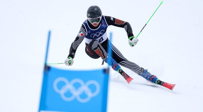 Lasse Gaxiola hace historia en su debut olímpico invernal