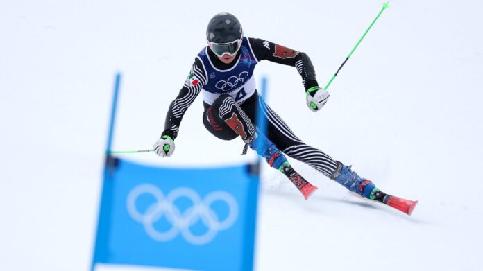 Lasse Gaxiola hace historia en su debut olímpico invernal