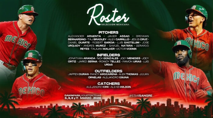 México define roster para el Clásico Mundial de Beisbol 2026