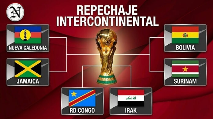 Seis selecciones por los últimos dos cupos rumbo al Mundial