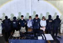 Detienen a cuatro personas con armas y droga en Santa Catarina