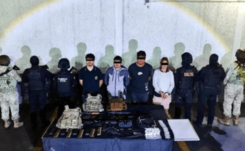Detienen a cuatro personas con armas y droga en Santa Catarina