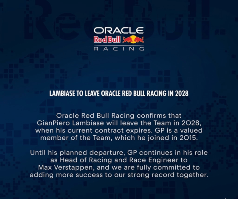 Gianpiero Lambiase dejaría Red Bull y se uniría a McLaren