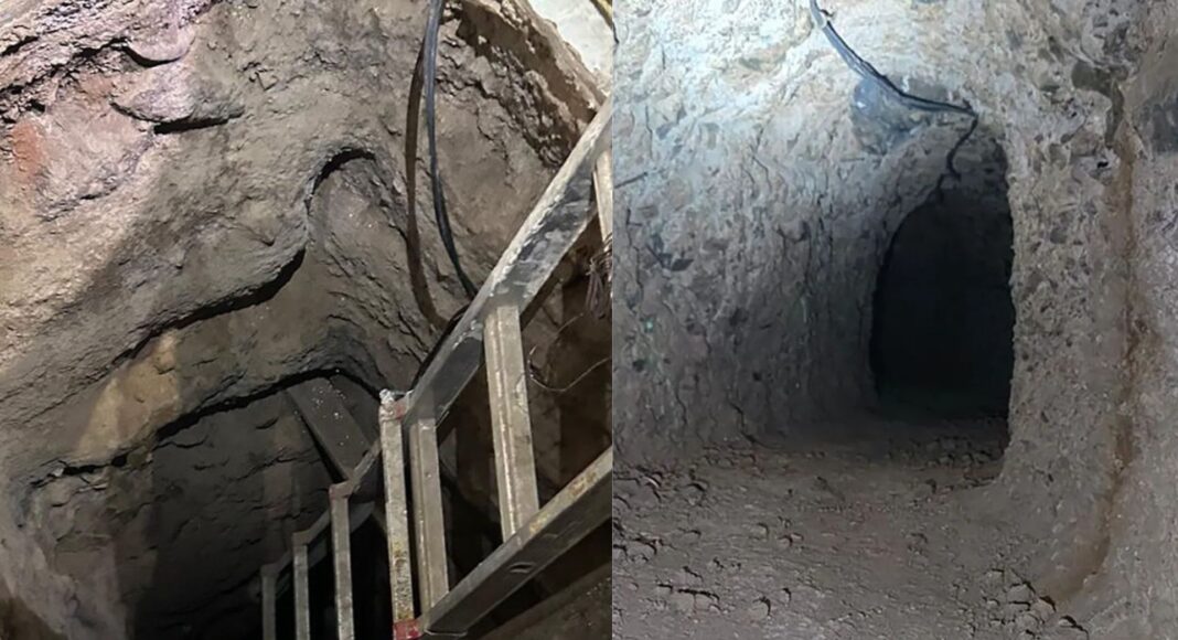 Inhabilitan túnel clandestino en frontera