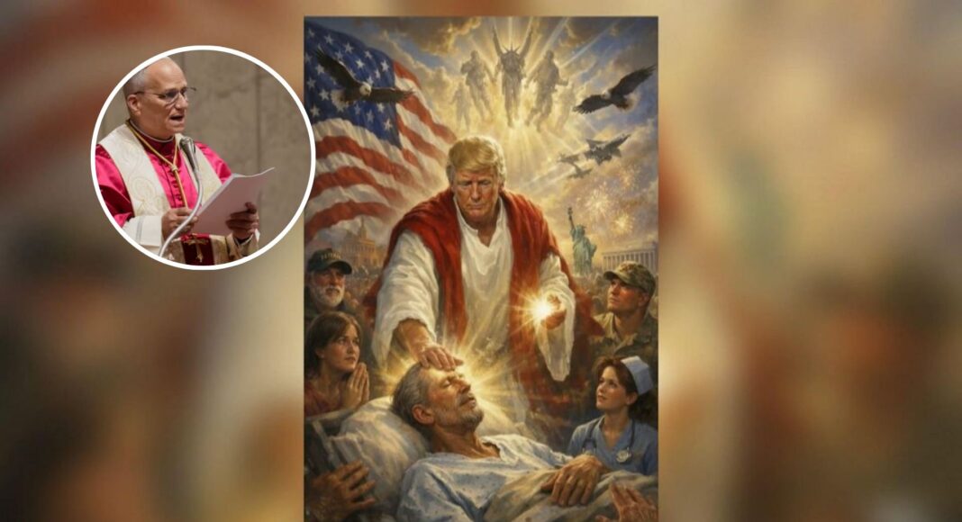 Trump desata polémica por imagen como “Jesucristo” creada con IA