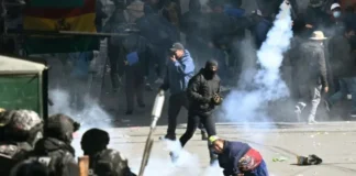 Choques en Bolivia por protestas contra Rodrigo Paz