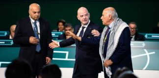 Tensión en FIFA: dirigente Palestino rechaza saludo Israelí