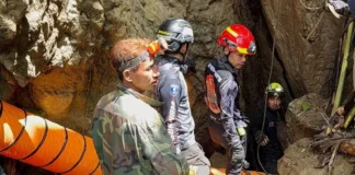 Rescate milagroso en Laos salva a cinco personas atrapadas en una cueva