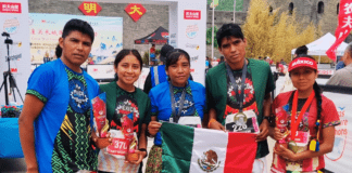 Indígenas conquistan el Maratón de la Gran Muralla China