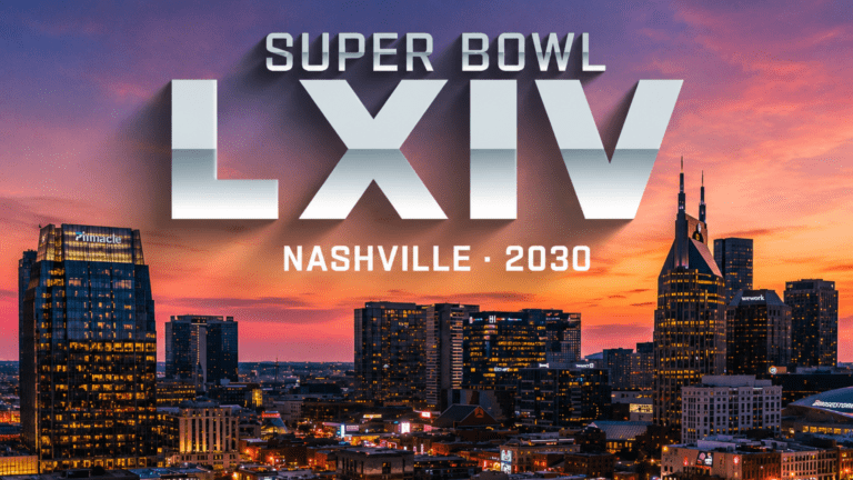 La ciudad de Nashville albergará por primera vez un Super Bowl