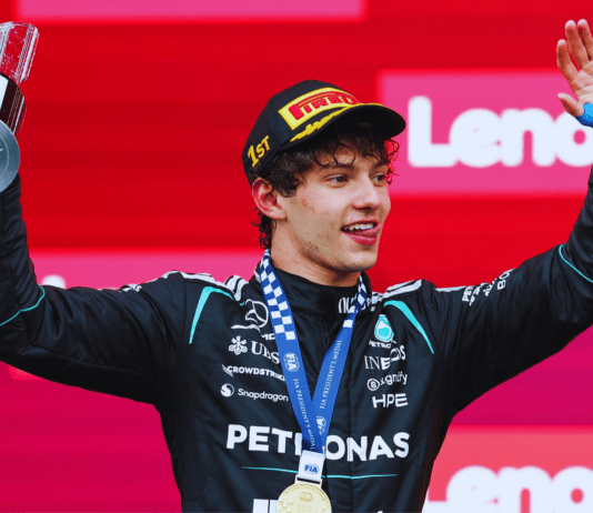 Andre Antonelli gana el GP de Canadá y Checo abandona la carrera