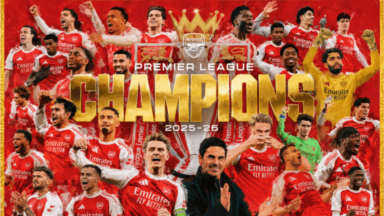 Manchester City deja escapar la liga y Arsenal se corona campeón de la Premiere