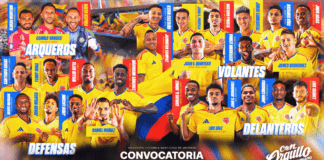 James Rodríguez encabeza la convocatoria de Colombia rumbo al Mundial