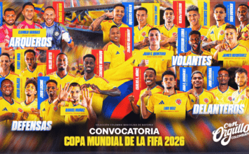 James Rodríguez encabeza la convocatoria de Colombia rumbo al Mundial