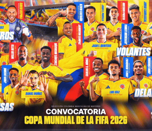 James Rodríguez encabeza la convocatoria de Colombia rumbo al Mundial