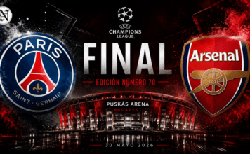 Todo listo para la Final de Champions 2026 entre PSG y Arsenal
