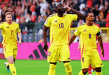 Lukaku y Courtois lideran lista de Bélgica rumbo a la Copa del Mundo