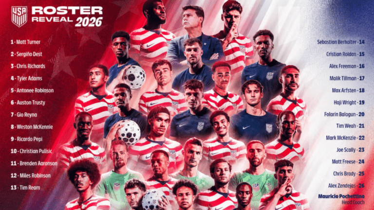 Estados Unidos presenta su lista final para el Mundial 2026