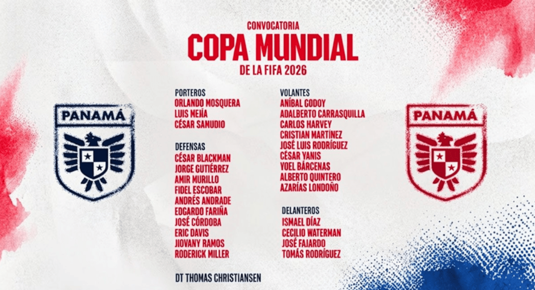 Panamá revela su convocatoria final para el Copa del Mundo 2026 Panamá revela su convocatoria final para el Copa del Mundo 2026