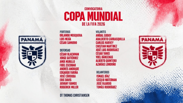 Panamá revela su convocatoria final para el Copa del Mundo 2026