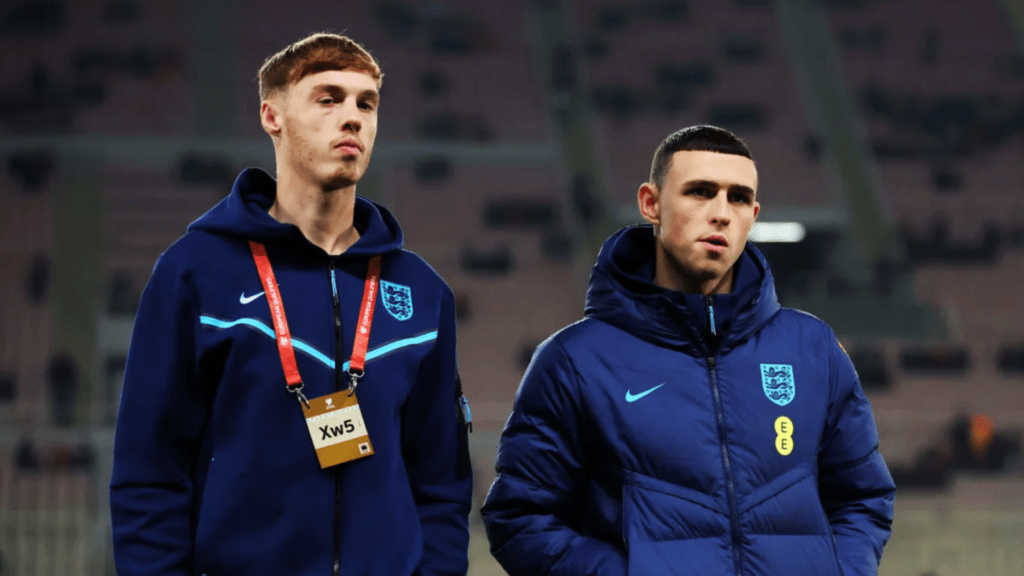 Inglaterra dejaría fuera de la lista final a Phil Foden y Cole palmer