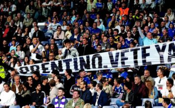 Aficionados del Madrid estallan contra Florentino tras mal temporada