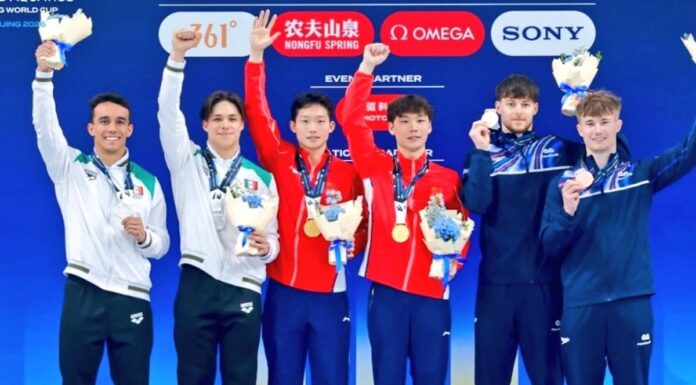 México logra plata en mundial de clavados en Pekín, China