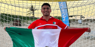 México gana bronce en handball de playa en el Caribe