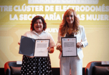 Firman Convenio Secretaría de las Mujeres y el Clúster de Electrodomésticos