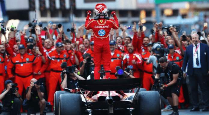 Charles Leclerc lidera el doblete de Derrari en el inicio del GP de Mónaco