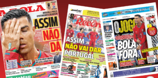 Prensa portuguesa cuestiona el debut de la Selección Lusitana en el Mundial Prensa portuguesa cuestiona el debut de la Selección Lusitana en el Mundial