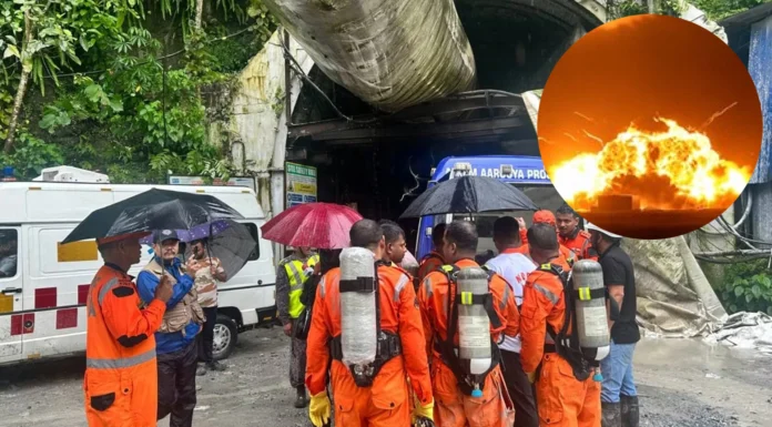 Explosión en túnel de la India deja 12 muertos y 13 atrapados Explosión en túnel de la India