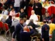 El Papa en un almuerzo con migrantes y pobres