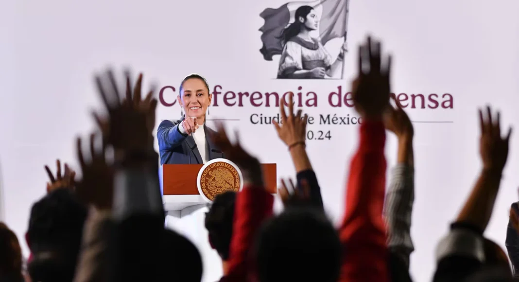 Sheinbaum rechaza censura ante debate por derechos de audiencias